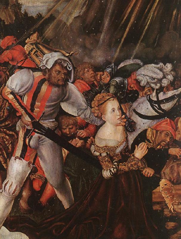 CRANACH, Lucas the Elder The Martyrdom of St Catherine (detail) sdf China oil painting art
